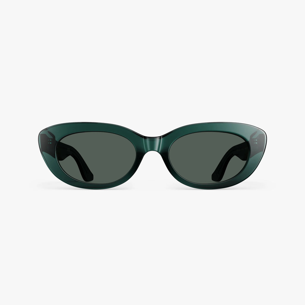 MONOS - Glasses w/ Case - Minaret - Crystal Emerald/Grey Green