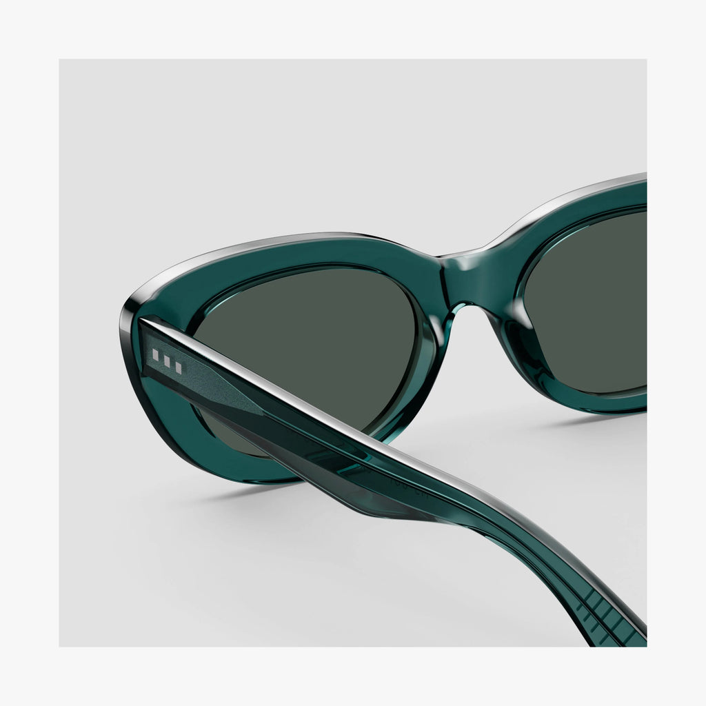 MONOS - Glasses w/ Case - Minaret - Crystal Emerald/Grey Green