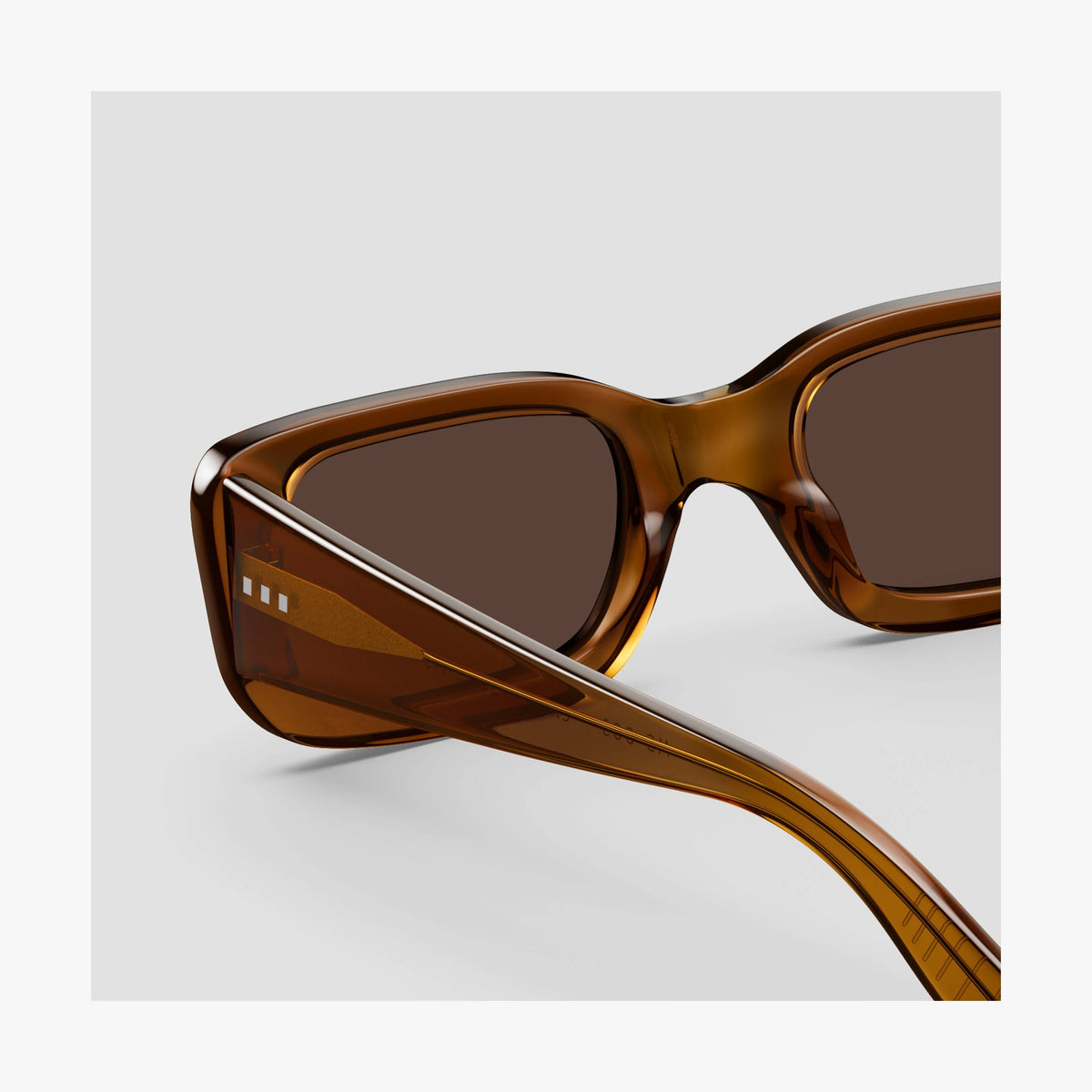 MONOS - Glasses w/ Case - Mesa - Crystal Espresso/Brown